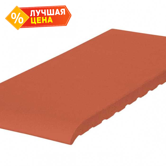 Клинкерный подоконник KING KLINKER 01 Ruby red, 280*120*15 мм