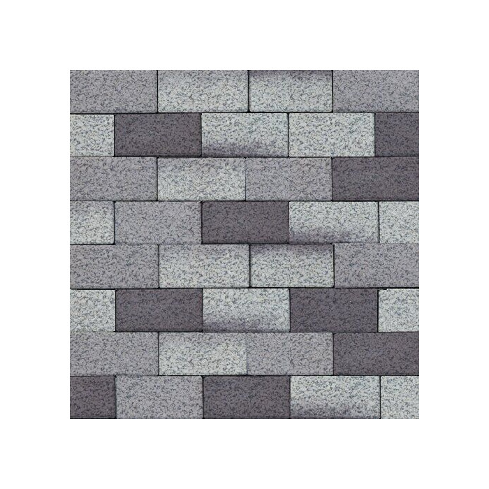 Тротуарная плитка Steinrus Прямоугольник Лайн 200х100х40 мм ST Оникс Native